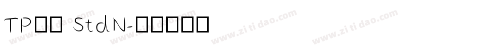 TP明朝 StdN字体转换